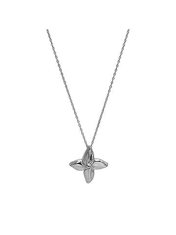 Tiffany & Co. TIFFANY&amp;Co. Poinsettia Necklace, SV925 Silver, Women's (view 1)