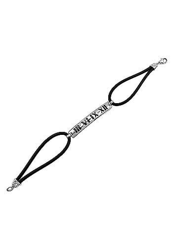 Tiffany & Co. TIFFANY&amp;Co. Atlas Bracelet, SV925 Rubber, Silver, Women's (view 1)