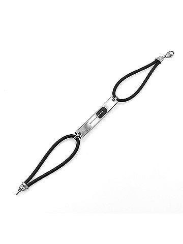 Tiffany & Co. TIFFANY&amp;Co. Atlas Bracelet, SV925 Rubber, Silver, Women's (view 2)
