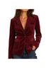 Veronica Beard 98% Cotton 2% Elastane 100% Polyester Burgundy Blazer Size 2 - photo 6