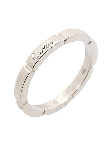 Cartier Cartier Maillon Panthère Ring, 18K White Gold (18KWG), Silver Tone, B4083500 (view 1)