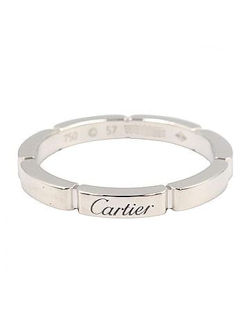 Cartier Cartier Maillon Panthère Ring, 18K White Gold (18KWG), Silver Tone, B4083500 (view 2)