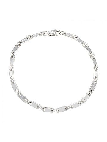 Cartier Cartier Figaro Bracelet, 18K White Gold (WG), Silver Tone, for Men and Women. (view 1)