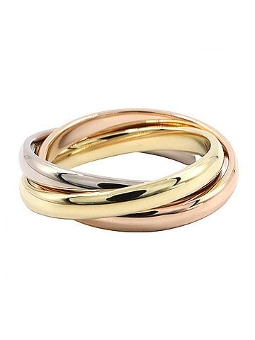 Cartier Cartier Trinity Ring - Ring/Finger Jewelry 18K (Yellow Gold), 18KWG (White 18KPG (Pink Gold) Women's Gold Tones, Silver Tones (view 2)