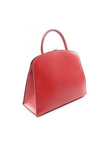 Hermès Hermes HERMES Dalvy MM Rouge Vif Handbag, Calfskin (Cowhide), Box Calf Leather, Women's, Red (view 2)