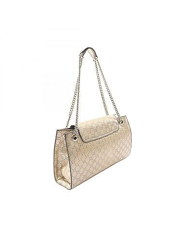 Gucci Gucci EMILY Guccissima Shoulder Bag/Handbag, Leather, Women's, Gold Tone, 295403 (view 2)