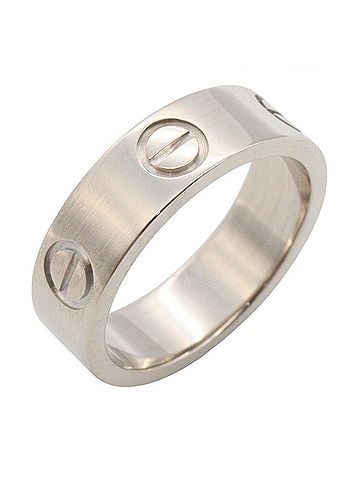 Cartier Cartier Love Ring, 18K White Gold (18KWG), Women's, Silver Tone, B4084700 (view 1)