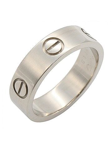 Cartier Cartier Love Ring, 18K White Gold (18KWG), Women's, Silver Tone, B4084700 (view 1)