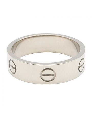Cartier Cartier Love Ring, 18K White Gold (18KWG), Silver Tone, B4084700 (view 2)