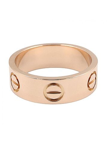 Cartier Cartier Love Ring, 18K Pink Gold (PG), Women's, Tone, B4084800 (view 2)