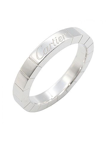 Cartier Cartier Lanieres Ring, 18K White Gold (18KWG), Women's, Silver Tone, B4045049 (view 1)