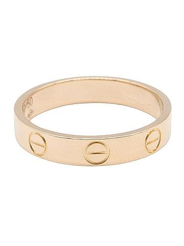 Cartier Cartier Mini Love Ring, 18K Pink Gold (PG), Women's Tone, B4085200 (view 2)