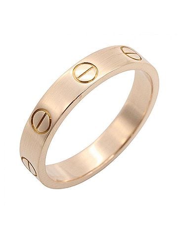 Cartier Cartier Mini Love Ring, 18K Pink Gold (PG), Women's Tone, B4085200 (view 1)