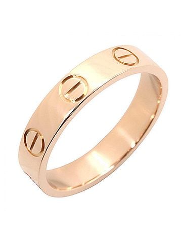 Cartier Cartier Mini Love Ring, 18K Pink Gold (PG), Women's Tone, B4085200 (view 1)