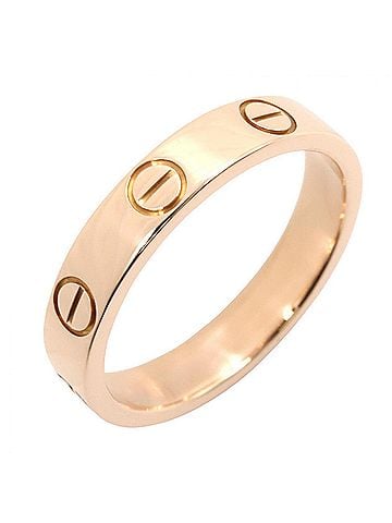 Cartier Cartier Mini Love Ring, 18K Pink Gold (PG), Women's Tone, B4085200 (view 1)