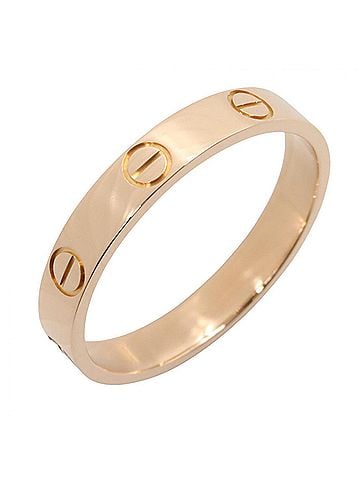 Cartier Cartier Mini Love Ring, 18K Pink Gold (PG), Men's/Women's, Tone, B4085200 (view 1)