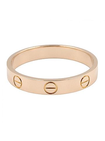 Cartier Cartier Mini Love Ring, 18K Pink Gold (PG), Men's/Women's, Tone, B4085200 (view 2)