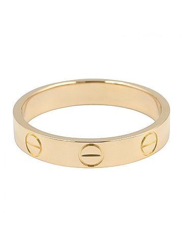Cartier Cartier Mini Love Ring, 18K (Yellow Gold), Women's Jewelry, Gold Tone, B4085000 (view 2)