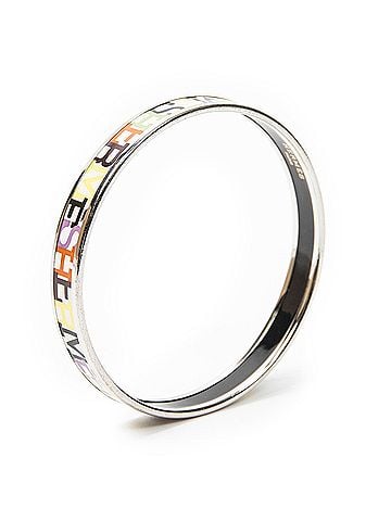 Hermes Leather Goods Enamel Bangle PM (view 1)