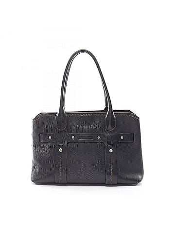 Salvatore Ferragamo Salvatore Ferragamo Gancini Shoulder Bag/Handbag, Leather, Women's, Black, 21 8417 (view 1)