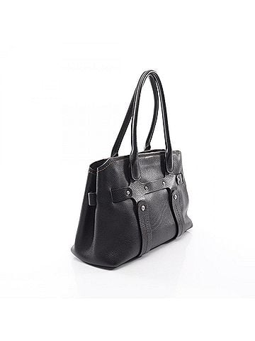 Salvatore Ferragamo Salvatore Ferragamo Gancini Shoulder Bag/Handbag, Leather, Women's, Black, 21 8417 (view 2)