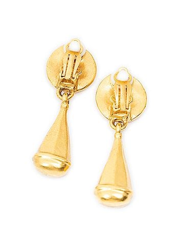 Chanel CC Dangle Clip on Earrings (view 2)