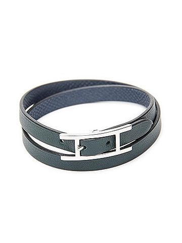 Hermes Leather Goods Behapi Double Tour Bracelet T5 (view 1)
