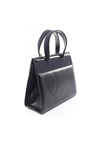 Salvatore Ferragamo Salvatore Ferragamo Vara Ribbon Handbag, Leather, Women's, Navy, 21 4178 (view 2)