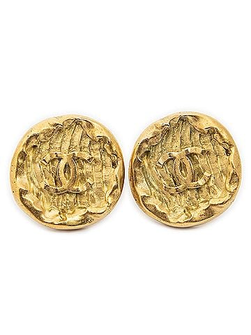 Chanel CC Round Clip On Earrings (view 1)