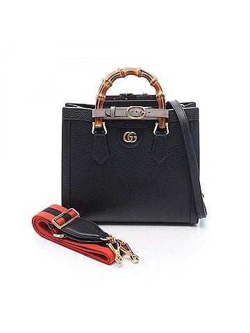 Gucci Gucci Diana Small 2-Way Handbag, Leather, Women's, Black, 702721 (view 1)