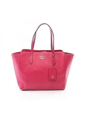 Gucci Gucci Swing Tote Bag Handbag Leather Women's Pink 354397 (view 1)
