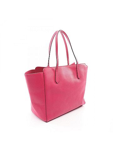 Gucci Gucci Swing Tote Bag Handbag Leather Women's Pink 354397 (view 2)