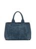 Prada Blue Medium Canapa Tote One size - photo 5