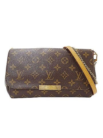 Louis Vuitton Louis Vuitton LOUIS VUITTON Women's Handbag, Brand Handbag/Shoulder Bag, 2-way, Monogram Canvas, Favorite MM, Brown M40718 (view 1)