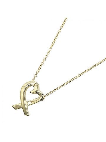 Tiffany & Co. Tiffany &amp; Co. Loving Heart Necklace, 18K (Yellow Gold), Women's Jewelry, Gold Tone (view 1)
