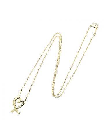Tiffany & Co. Tiffany &amp; Co. Loving Heart Necklace, 18K (Yellow Gold), Women's Jewelry, Gold Tone (view 2)