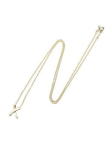 Tiffany & Co. Tiffany &amp; Co. Kiss Necklace, 18K (Yellow Gold), Women's Jewelry, Gold Tone (view 2)