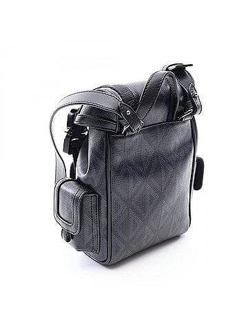 Christian Dior Christian Dior Dior Hit the Road Mini CD Diamond Backpack Shoulder Bag Handbag Coated Canvas Leather Men's Women's Black 2HTWS018CDP (view 2)