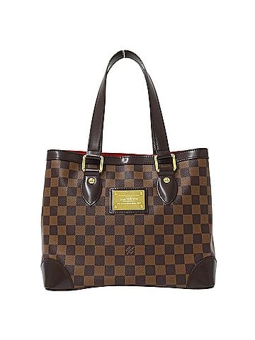 Louis Vuitton Louis Vuitton LOUIS VUITTON Damier handbag for women, brand tote bag, Hampstead PM N51205, brown (view 1)