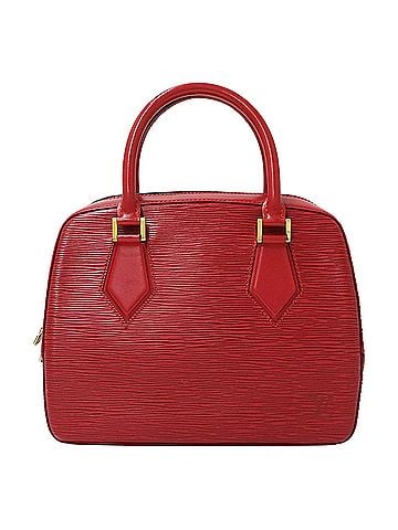 Louis Vuitton Louis Vuitton LOUIS VUITTON Epi Leather Women's Handbag, Sablon, Castilian Red, M52047 Red (view 1)