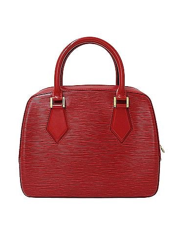 Louis Vuitton Louis Vuitton LOUIS VUITTON Epi Leather Women's Handbag, Sablon, Castilian Red, M52047 Red (view 2)