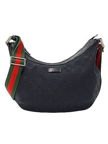 Gucci Gucci GUCCI handbag for women, brand shoulder bag, GG canvas, Sherry, black, 181092 black (view 1)