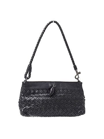 Bottega Veneta Bottega Veneta handbag for women, brand name, intrecciato leather, black, 120773, black mini bag. (view 2)