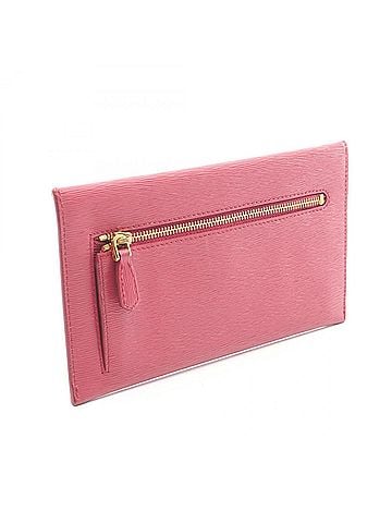 Prada Prada PRADA Billfold Wallet, Leather, Women's, Pink (view 2)