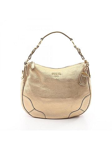 Prada Prada VIT.DAINO Shoulder Bag/Handbag, Leather, Women's, Gold Tone, BR3871 (view 1)