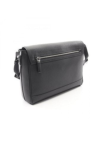 Prada Prada SAFFIANO TRAVEL Shoulder Bag/Handbag, Saffiano Leather, Men's, Black, 2VD018 (view 2)
