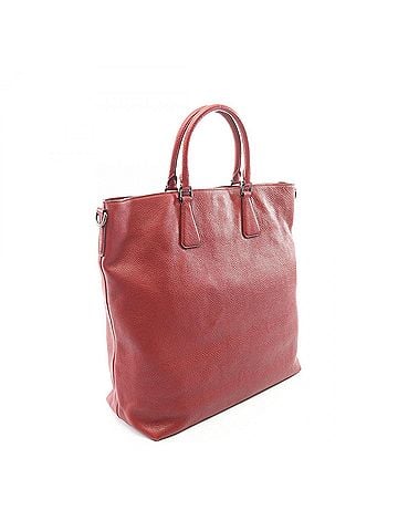 Prada Prada PRADA 2-way tote bag/handbag, leather, women's, red (view 2)