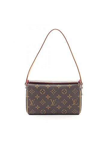 Louis Vuitton Louis Vuitton LOUIS VUITTON Recital Monogram Handbag, Coated Canvas Leather, Women's, Brown, M51900 (view 1)