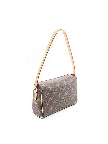 Louis Vuitton Louis Vuitton LOUIS VUITTON Recital Monogram Handbag, Coated Canvas Leather, Women's, Brown, M51900 (view 2)
