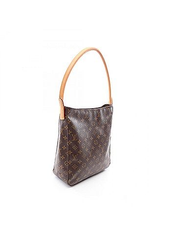 Louis Vuitton Louis Vuitton Looping GM Monogram Shoulder Bag/Handbag, Coated Canvas and Leather, Women's, Brown, M51145 (view 2)